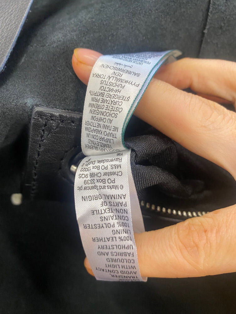 Fabulous Marks & Spencer leather Tote Bag Large Black AC504