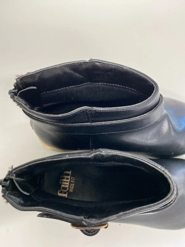 Fabulous Faith Ankle boots Uk4 Wide fit ankle strap NC001