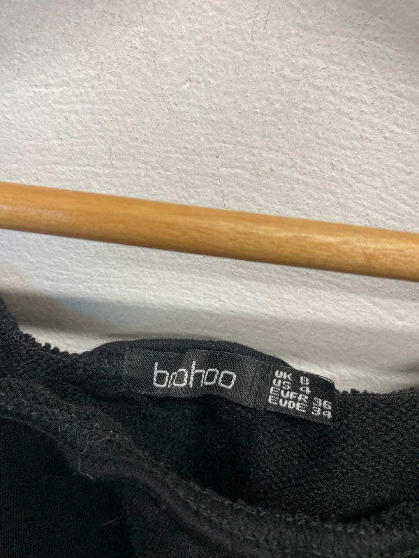 Lovely duo of boohoo jumpsuits black UK 8-10 LK009 #14