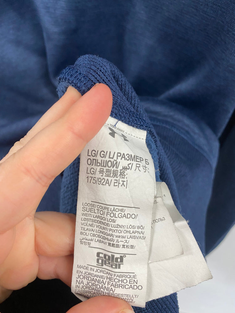 Under Armour Sporty Navy Pullover Size L LC