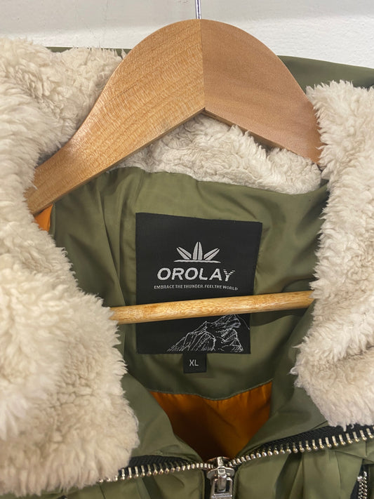 Fabulous Orolay Puffer Jacket XL Olive Green