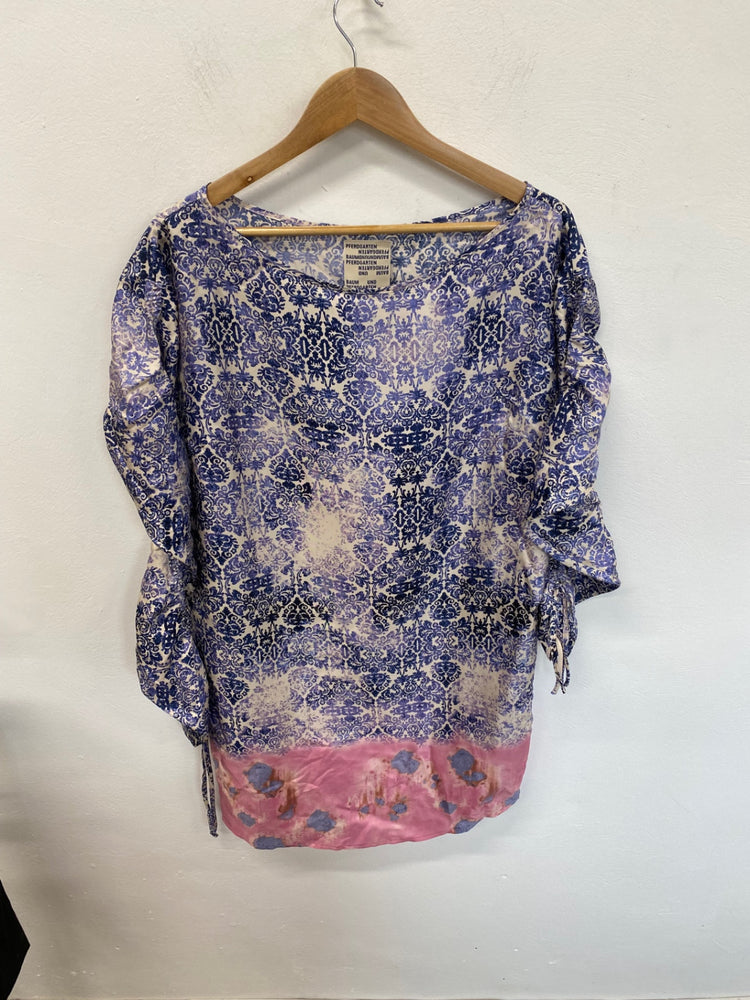 Fabulous Baum und Pferdgarten Blouse 14 Blue and Pink Mediterranean DM002