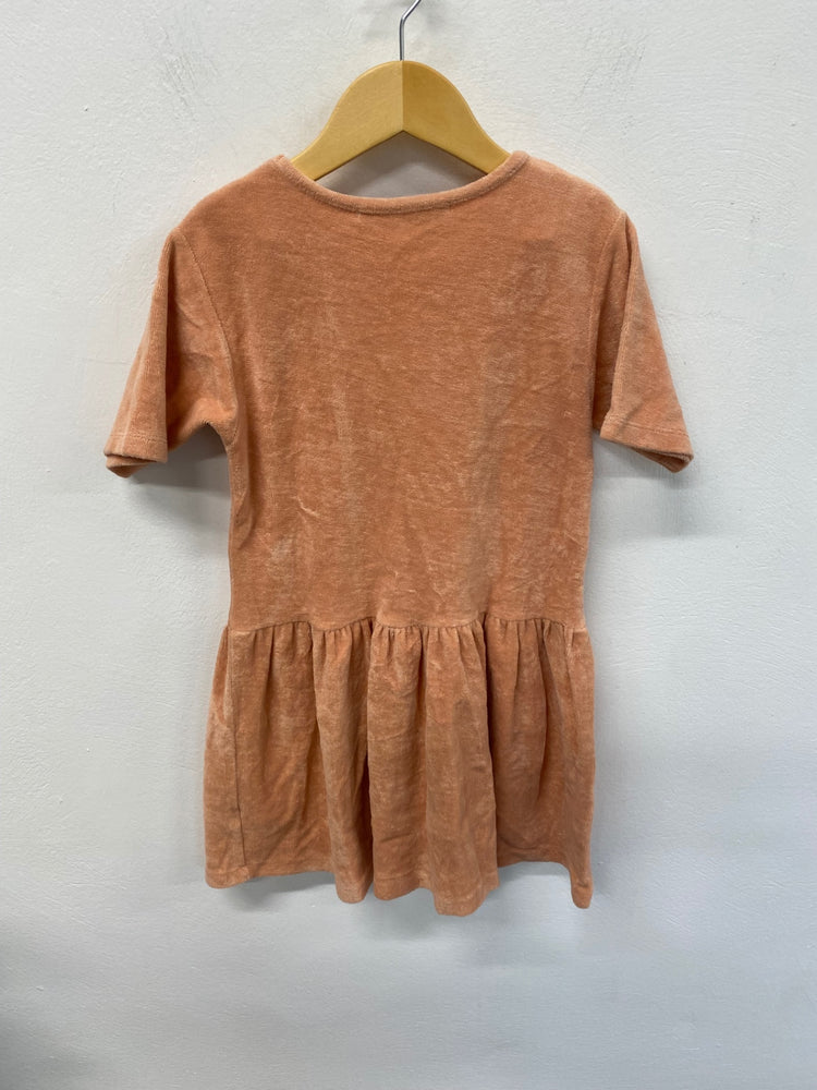 Fabulous Mingo towelling beach swim summerDress 4-6 years Peach DM002