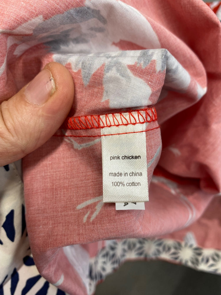 Fabulous Pink Chicken girls Dress 7 years Red DM002