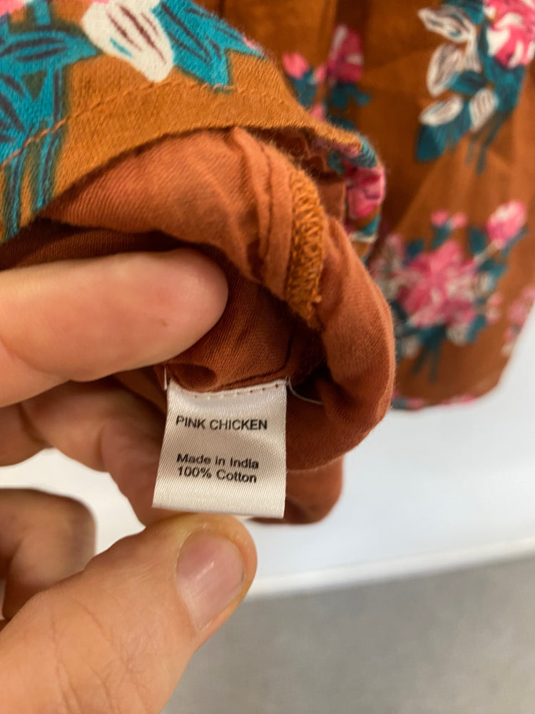 Fabulous Pink Chicken Skirt 7 years Brown DM002