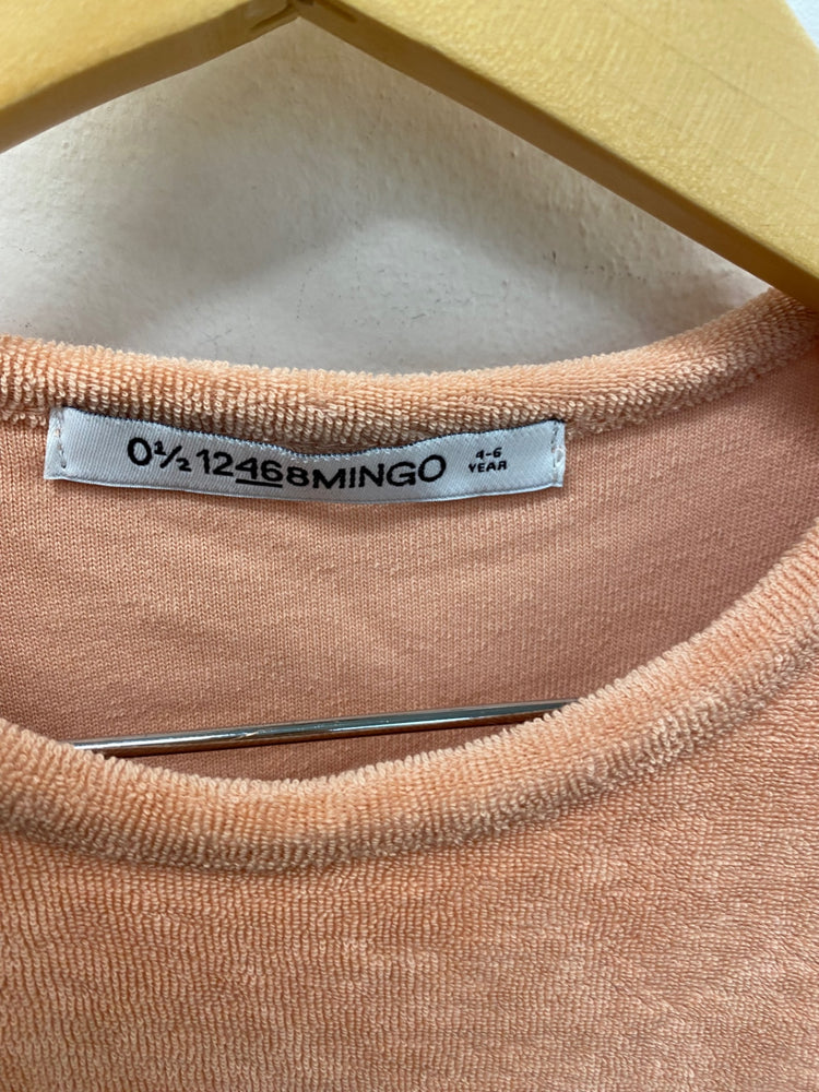 Fabulous Mingo towelling beach swim summerDress 4-6 years Peach DM002