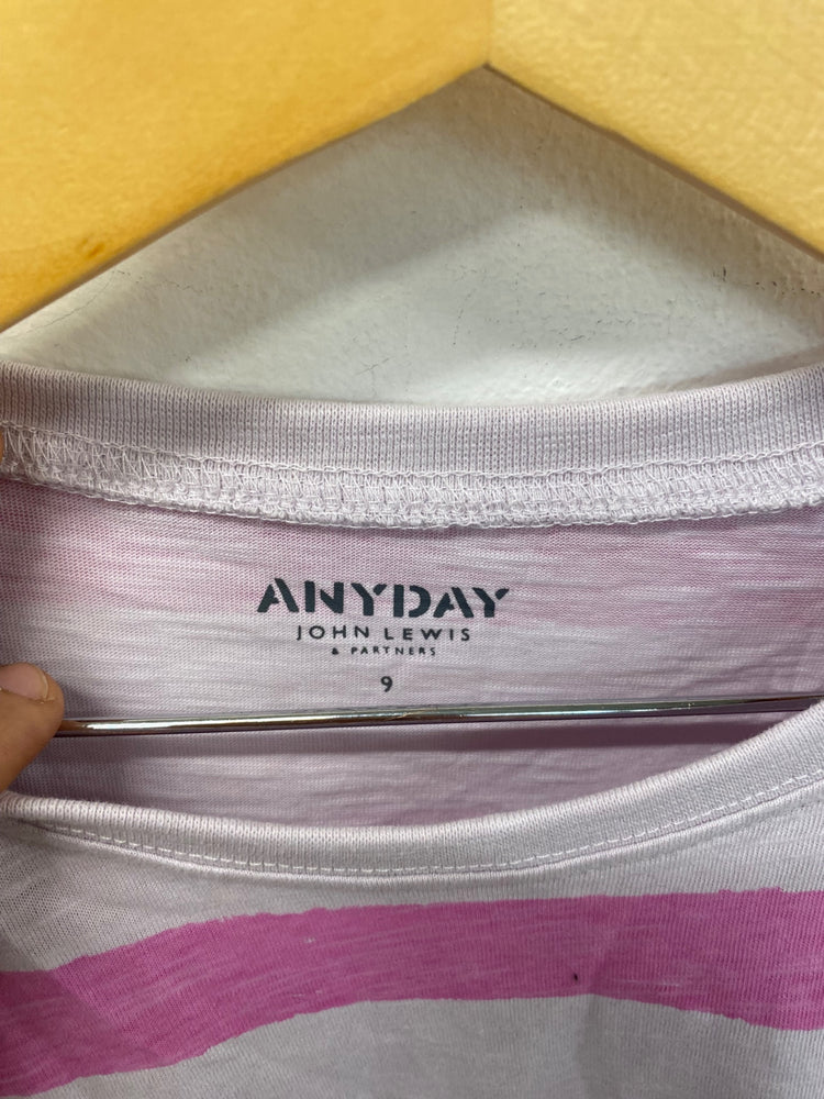 Fabulous John Lewis Girls dresses 9 years Pink stripe DM002
