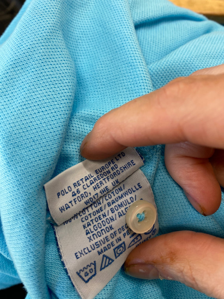 Fabulous Polo Ralph Lauren Polo Shirt XXL Light Blue KM001