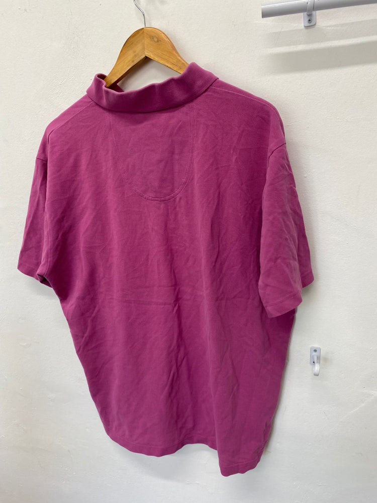 Fabulous BOSS Polo Shirt XL Pink classic fit cotton KM001