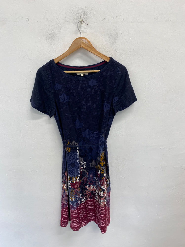 Fabulous White stuff Dress UK 10 Navy Blue autumn WLH01