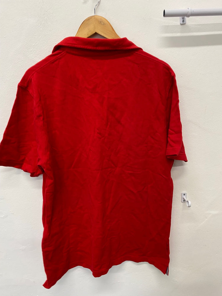 Fabulous Austin Reed Polo Shirt XL Red classic golf KM001