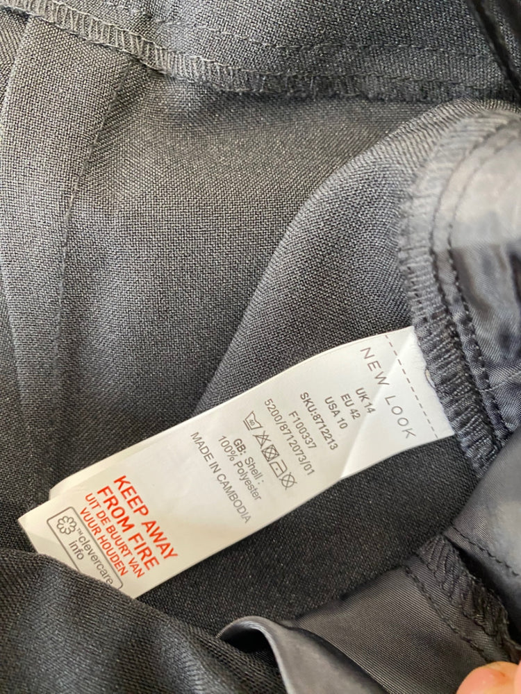 Fabulous New Look Pants UK 14 Black BNWT formal work LB001