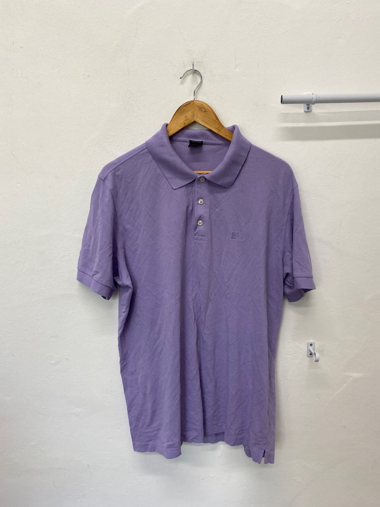 Fabulous BOSS Hugo Boss Pima cotton Polo Shirt XXL Purple KM001