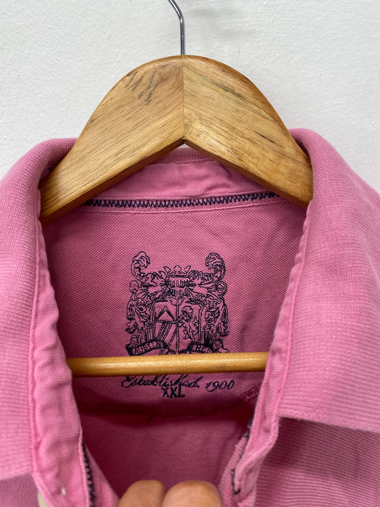 Fabulous Austin Reed Polo cotton Shirt XXL Pink KM001