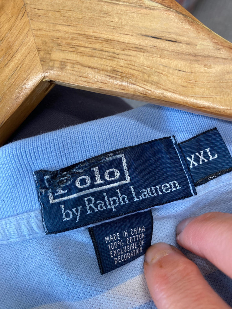 Fabulous Ralph Lauren Polo Shirt XXL Light Blue KM001