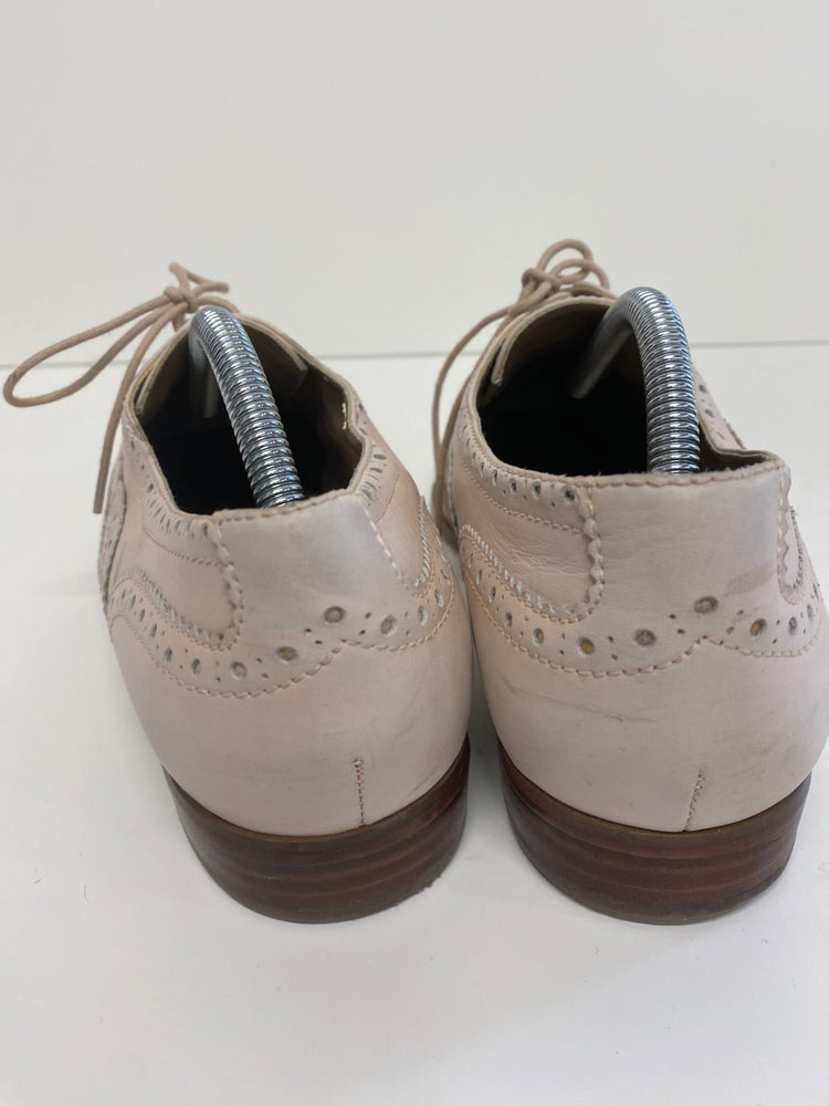 Fabulous Autograph leather Brogues UK 8 blush Pink Occasion Party LK006
