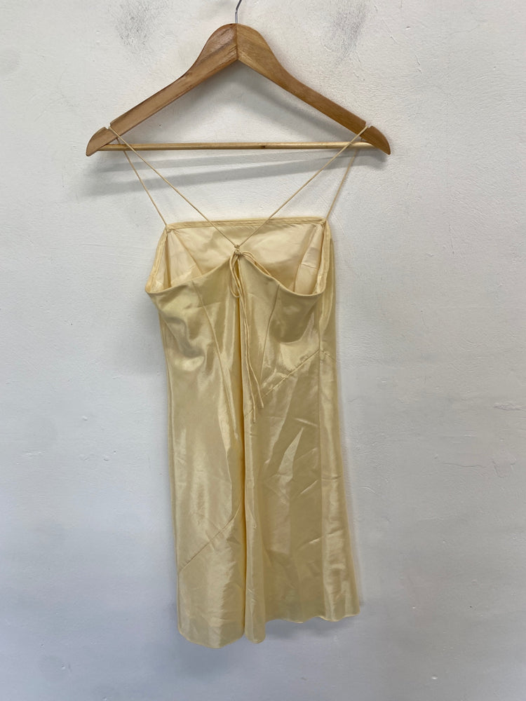 Fabulous Daniel yam Dress M Yellow summer WLH01