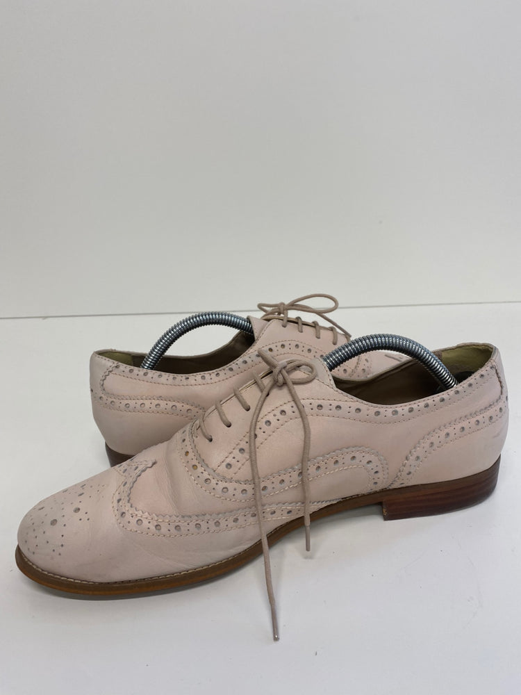 Fabulous Autograph leather Brogues UK 8 blush Pink Occasion Party LK006