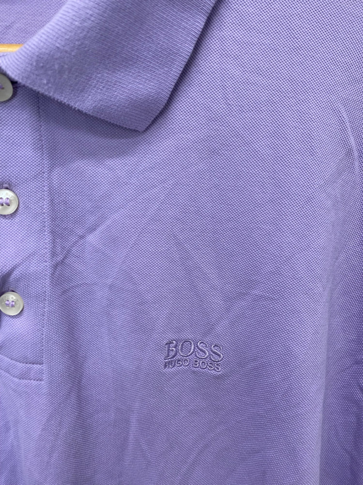 Fabulous BOSS Hugo Boss Pima cotton Polo Shirt XXL Purple KM001