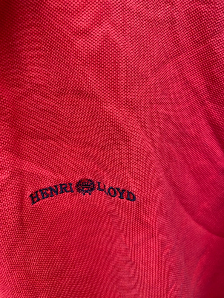 Fabulous Henri Lloyd Polo men’s Shirt XXL Red classic fit KM001