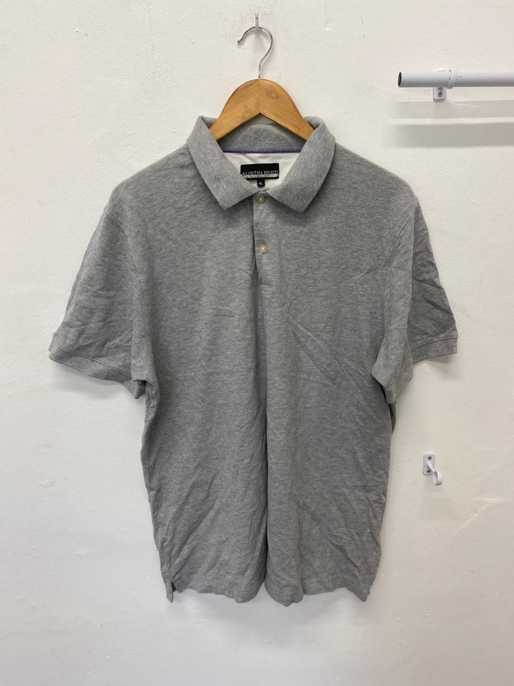 Fabulous Austin Reed Polo Shirt XL classic fit Soft Grey KM001
