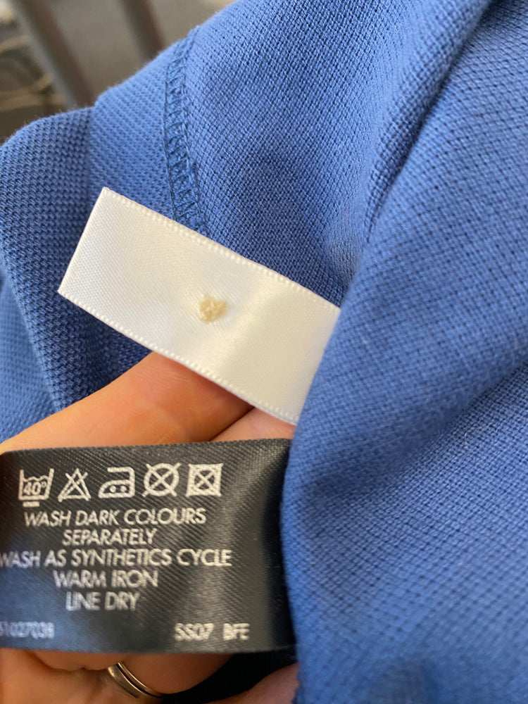 Fabulous Austin Reed Polo Shirt XL petrol blue classic KM001