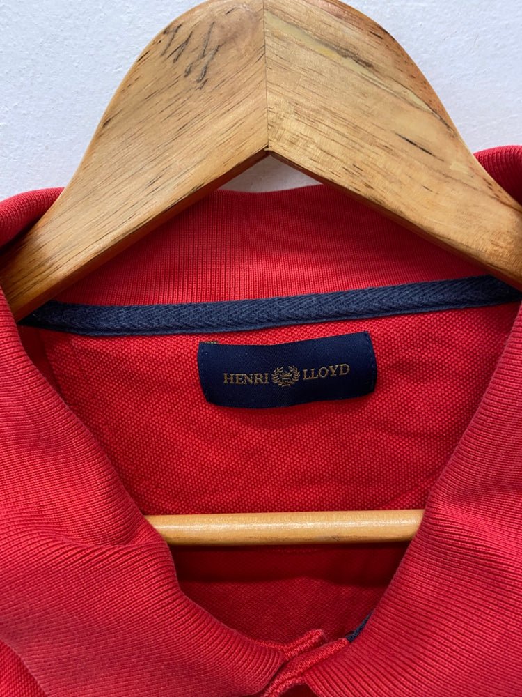 Fabulous Henri Lloyd Polo men’s Shirt XXL Red classic fit KM001