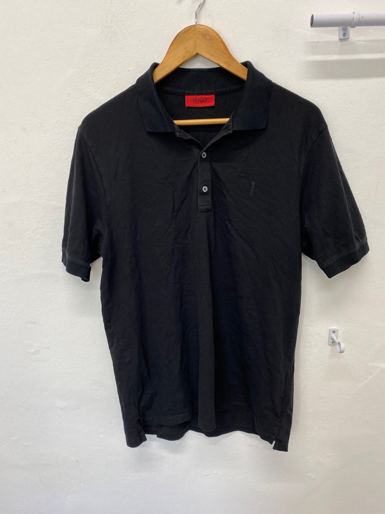 Fabulous Hugo Polo Shirt XL Black classic timeless KM001