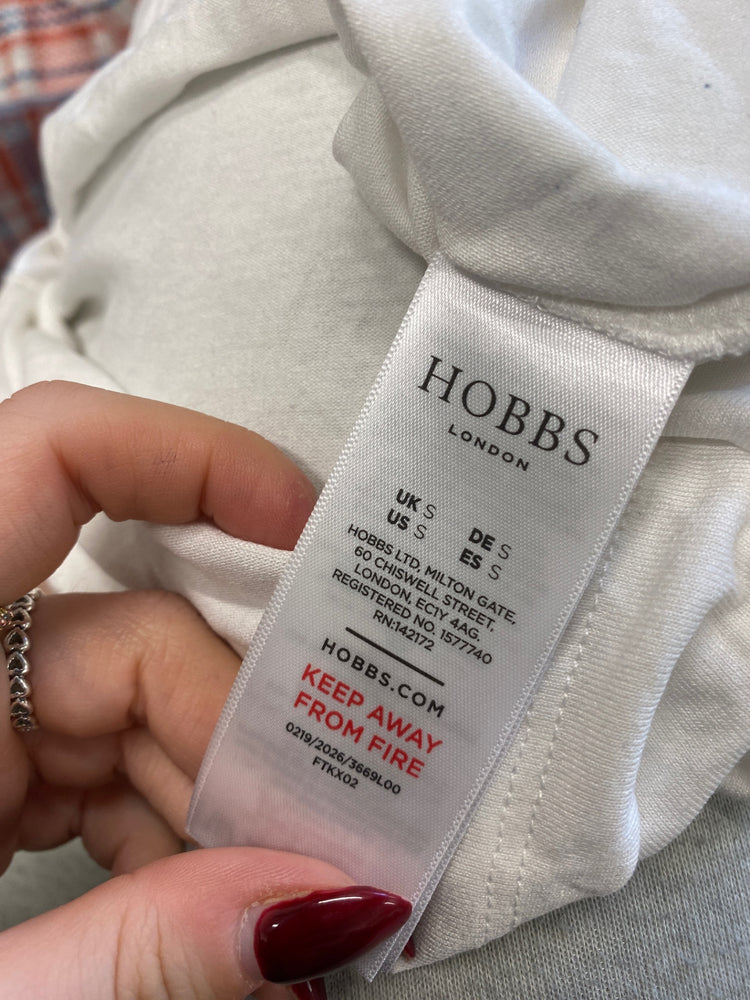 Fabulous Hobbs Top S White casual summer WLH01