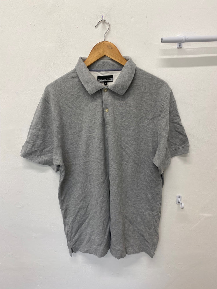 Fabulous Austin Reed Polo Shirt XL classic fit Soft Grey KM001