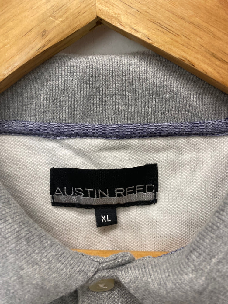 Fabulous Austin Reed Polo Shirt XL classic fit Soft Grey KM001