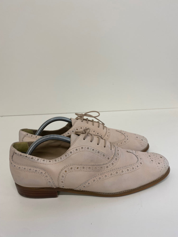 Fabulous Autograph leather Brogues UK 8 blush Pink Occasion Party LK006