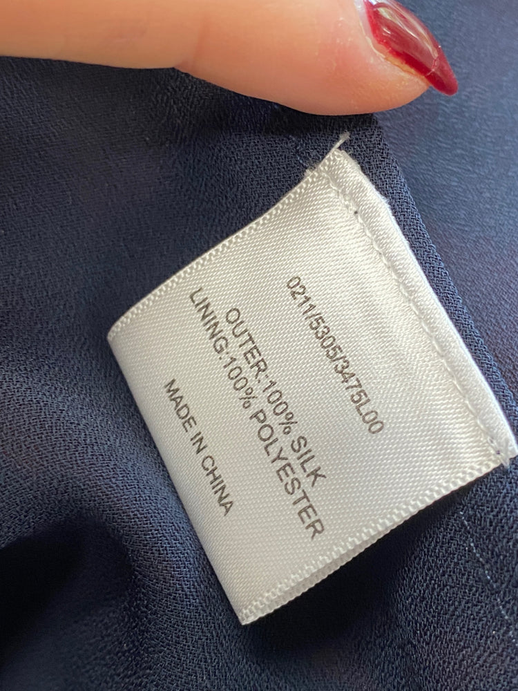 Fabulous HOBBS Dress UK 8 Red and Navy Blue wedding guest WLH01