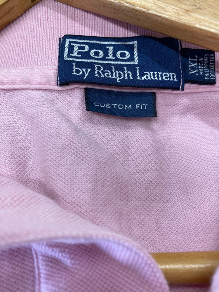 Fabulous Polo Ralph Lauren Polo Shirt Custom Fit XXL Pink KM001