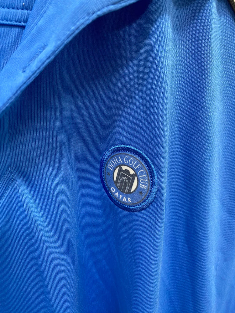 Fabulous Doha Golf Club Qatar Polo Shirt XXL Blue LK006