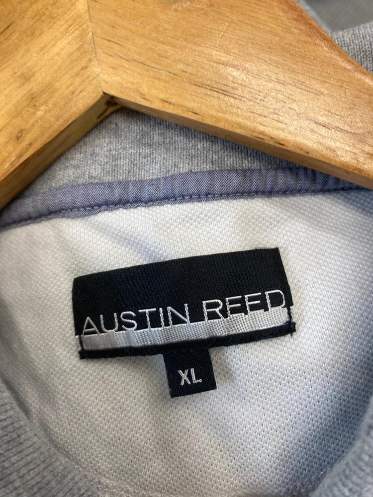 Fabulous Austin Reed Polo Shirt XL classic fit Soft Grey KM001