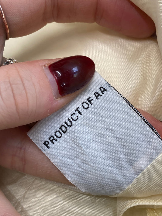 Fabulous Daniel yam Dress M Yellow summer WLH01