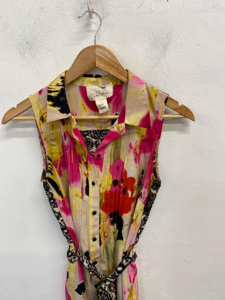 Fabulous Tabitha Dress UK 8 Multicolor summer tie waist WLH01