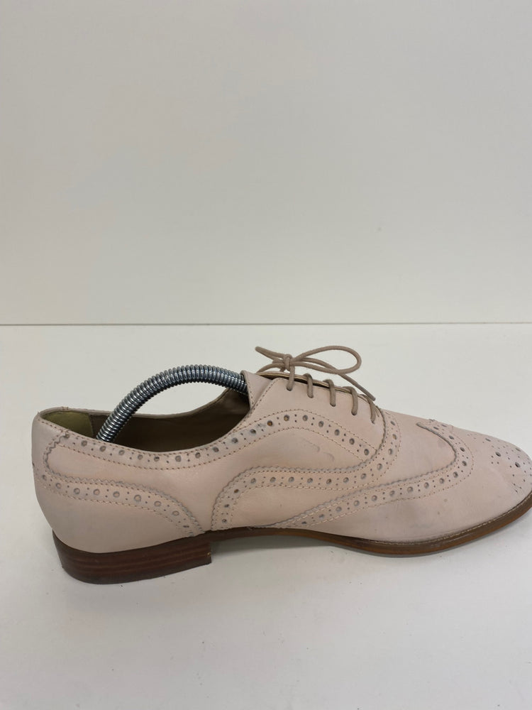 Fabulous Autograph leather Brogues UK 8 blush Pink Occasion Party LK006