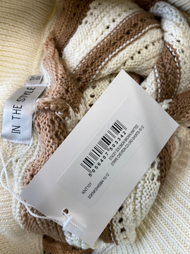 Fabulous IN THE STYLE boho Shorts 10/12 Beige Brown RG020