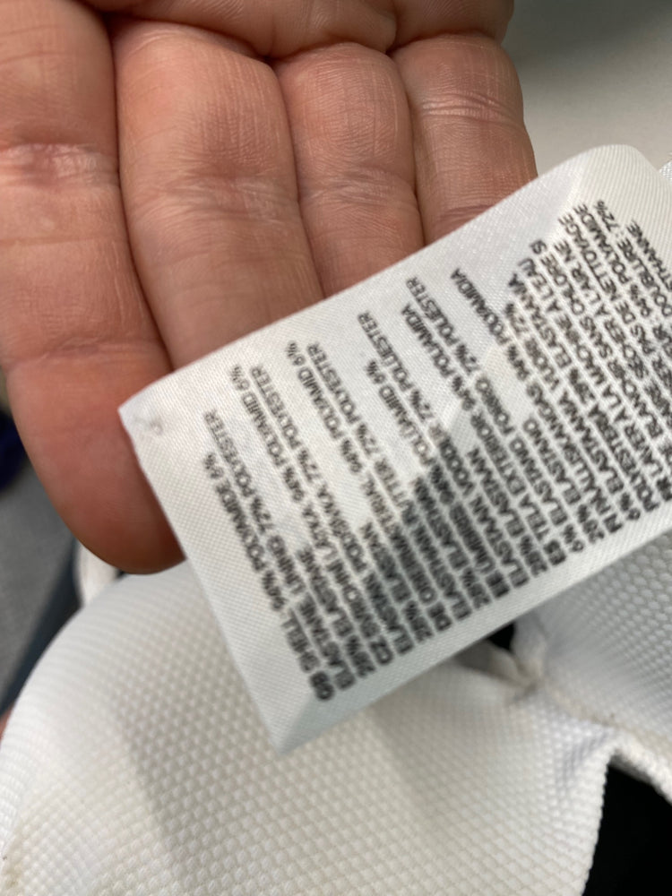 Gorgeous H&M Bikini uk8 White Cup 32C scallop edge RG020