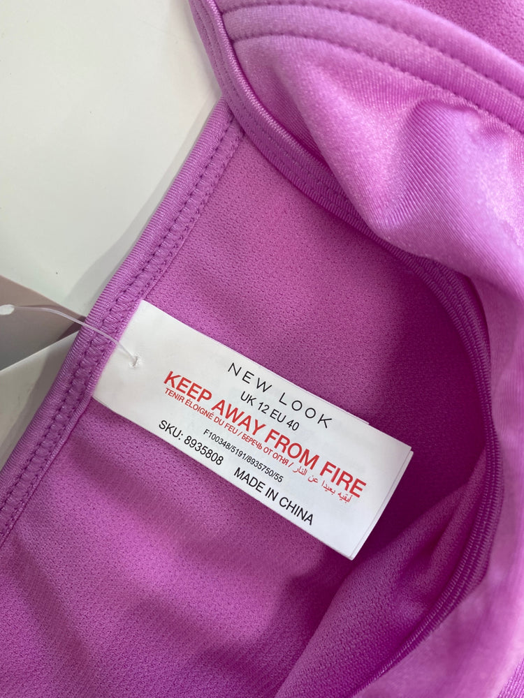 Fabulous New Look Bikini Uk 12 Pink RG020