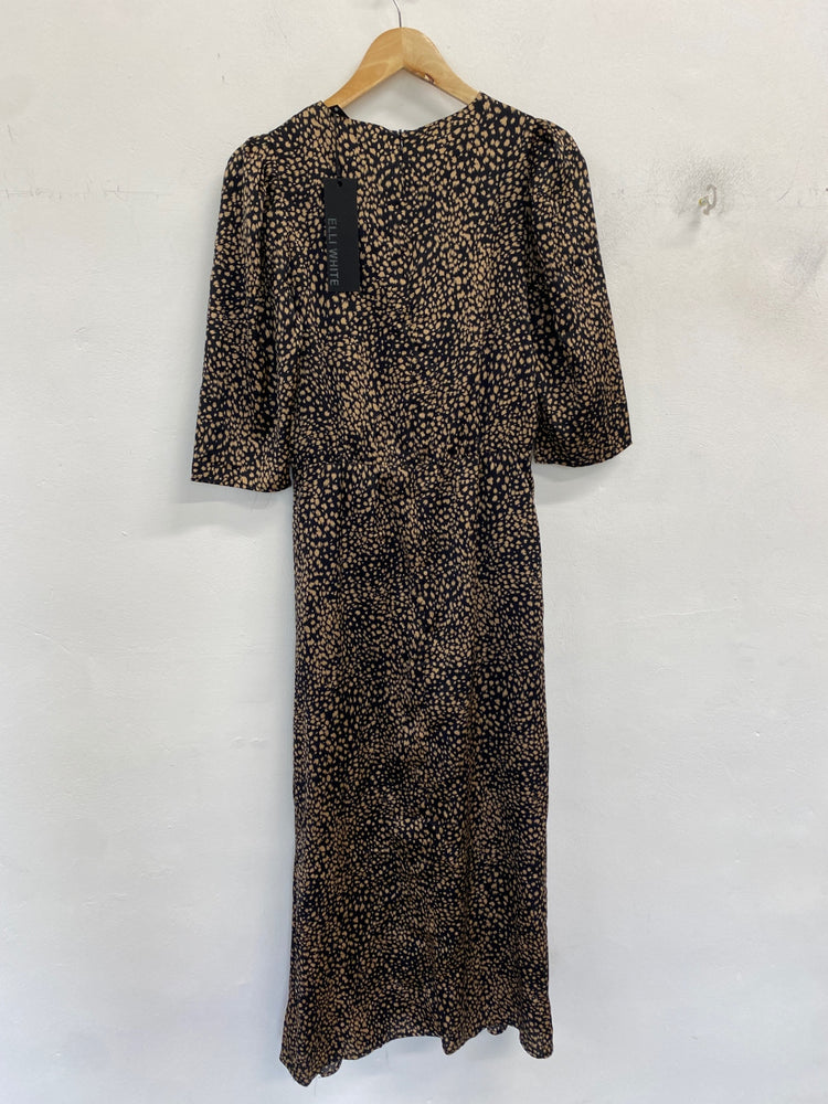 Fabulous Elli white Dress S Black and beige