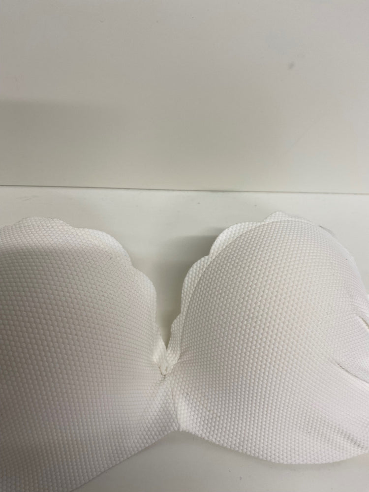 Gorgeous H&M Bikini uk8 White Cup 32C scallop edge RG020