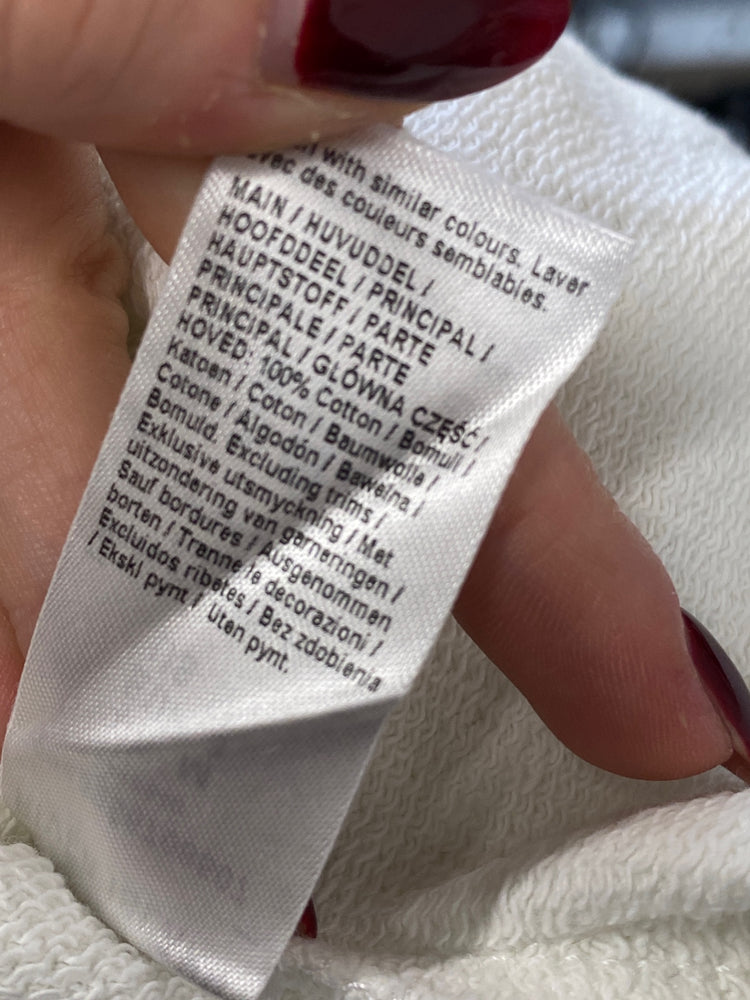 Fabulous River island Sweatshirt M Cream casual wear RG020