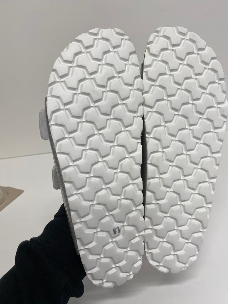 Gorgeous Neu B Sandals Uk7 Silver metallic flats MS008