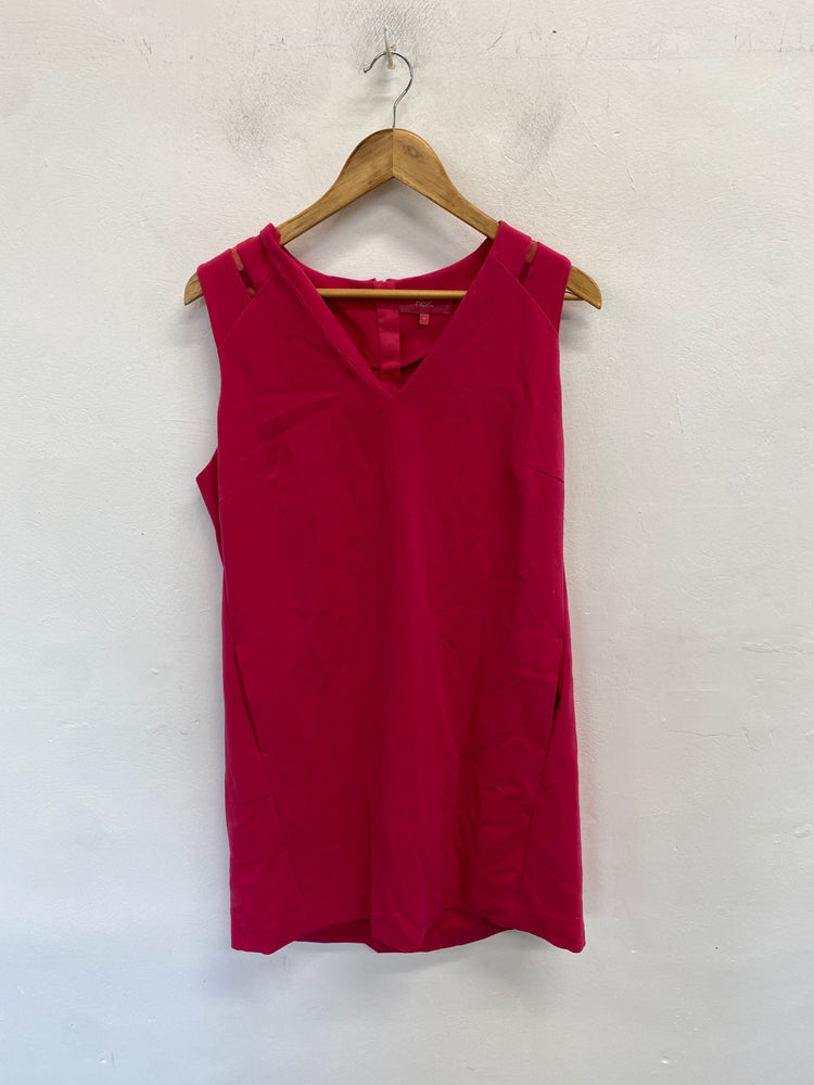 Gorgeous Next Dress UK 16 pink wedding season race day DF001