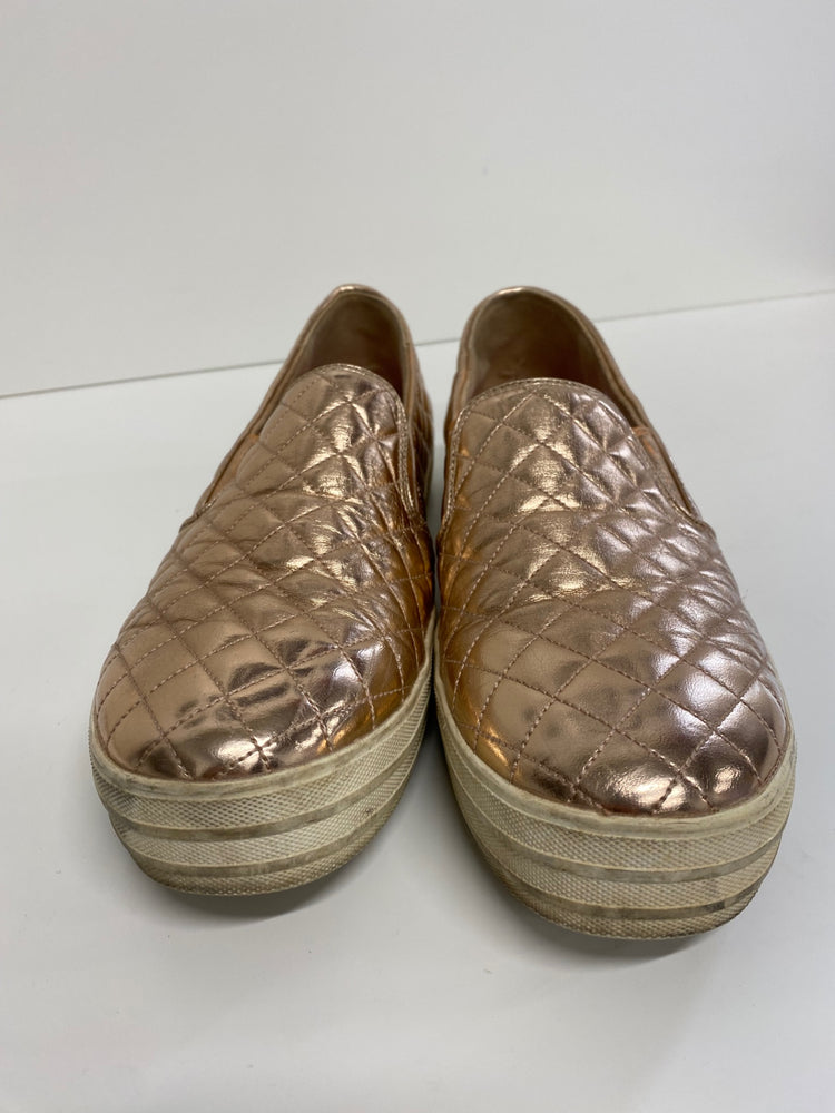 Gorgeous Skechers Sneakers Uk7 Rose Gold metallic classics MS008