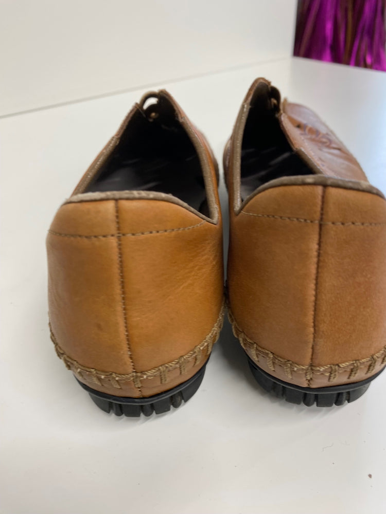 Gorgeous Rieker Casual Shoes Uk7 Tan embroidered Leather MS008