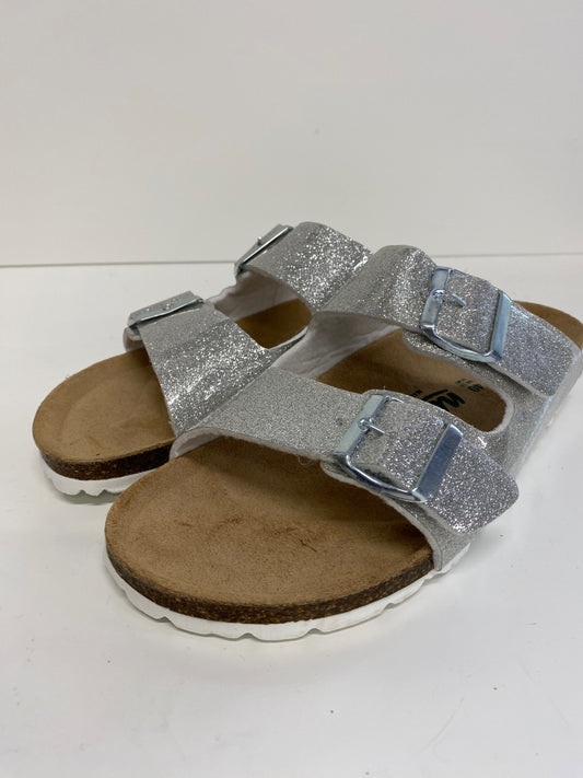 Gorgeous Neu B Sandals Uk7 Silver metallic flats MS008